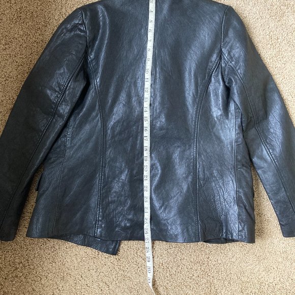 Bod & Christensen Black Leather Jacket Sz S - Picture 8 of 9
